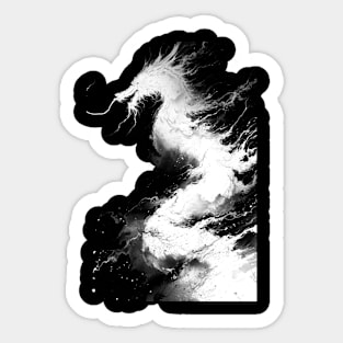 Misty Dragon Sticker